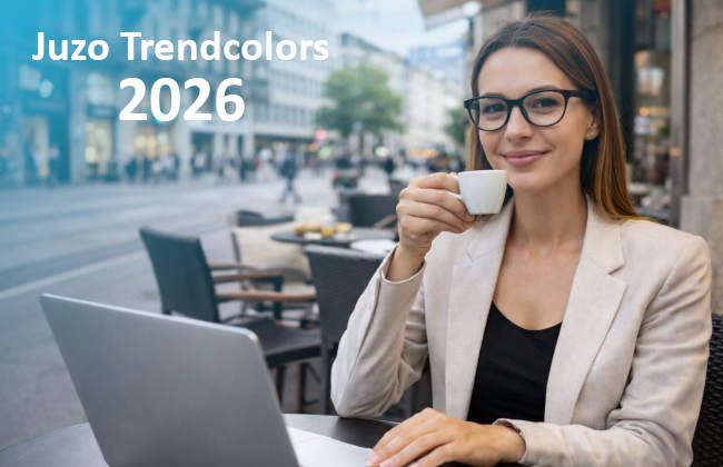 Sylvie stellt die neuen Juzo Trendfarben 2026 vor