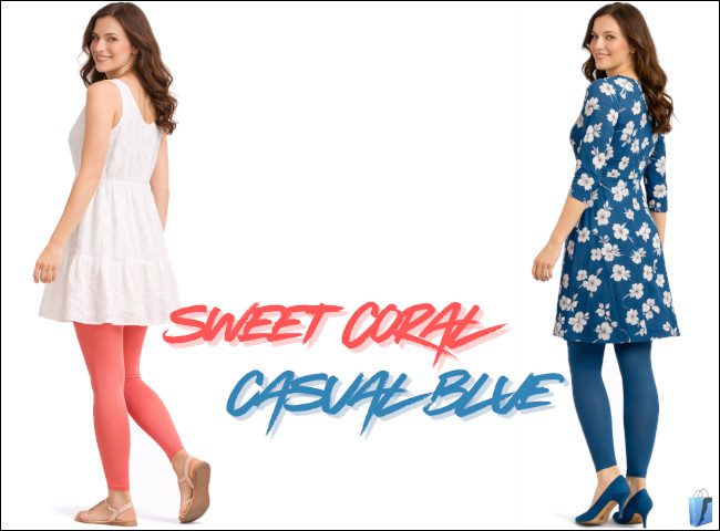 Trendcolors Sweet Coral und Casual Blue