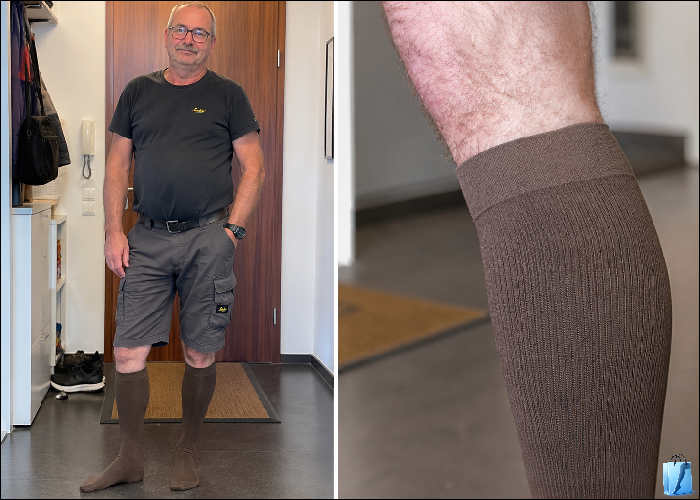 Test Juzo Adventure Cotton für Herren - in braun