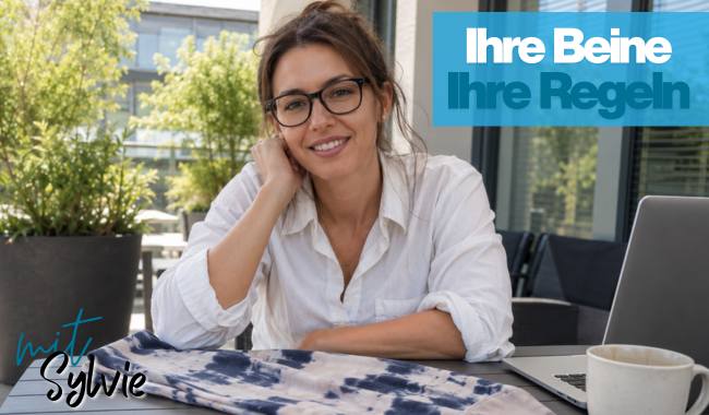 Besondere Kompressionsstrümpfe mit Sylvie
