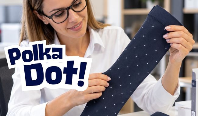 Sylvie präsentiert die neuen Sigvaris Thermoregulating Polkadot
