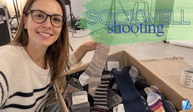 Sockwell Foto-Shooting mit Sylvie
