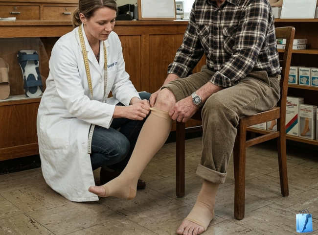Sigvaris Traditional - Anpassung im Sanitätsgeschäft vor über 40 Jahren
